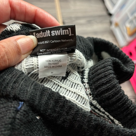 Rick & Morty Happy Human Holiday Christmas Sweater Med 257 - Picture 8 of 9